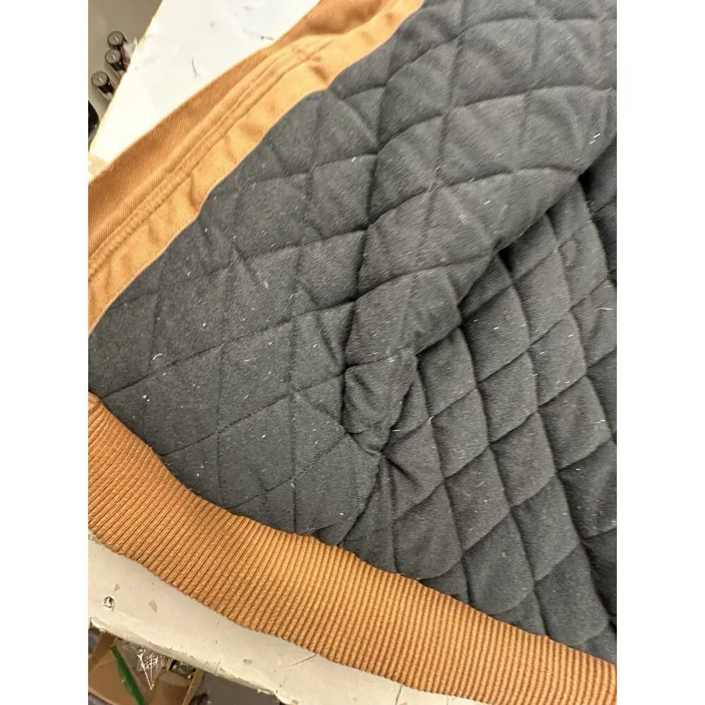 Carhartt Jacket Quilt Lined YOUTH Size M (10/12) BRN Brown Hooded